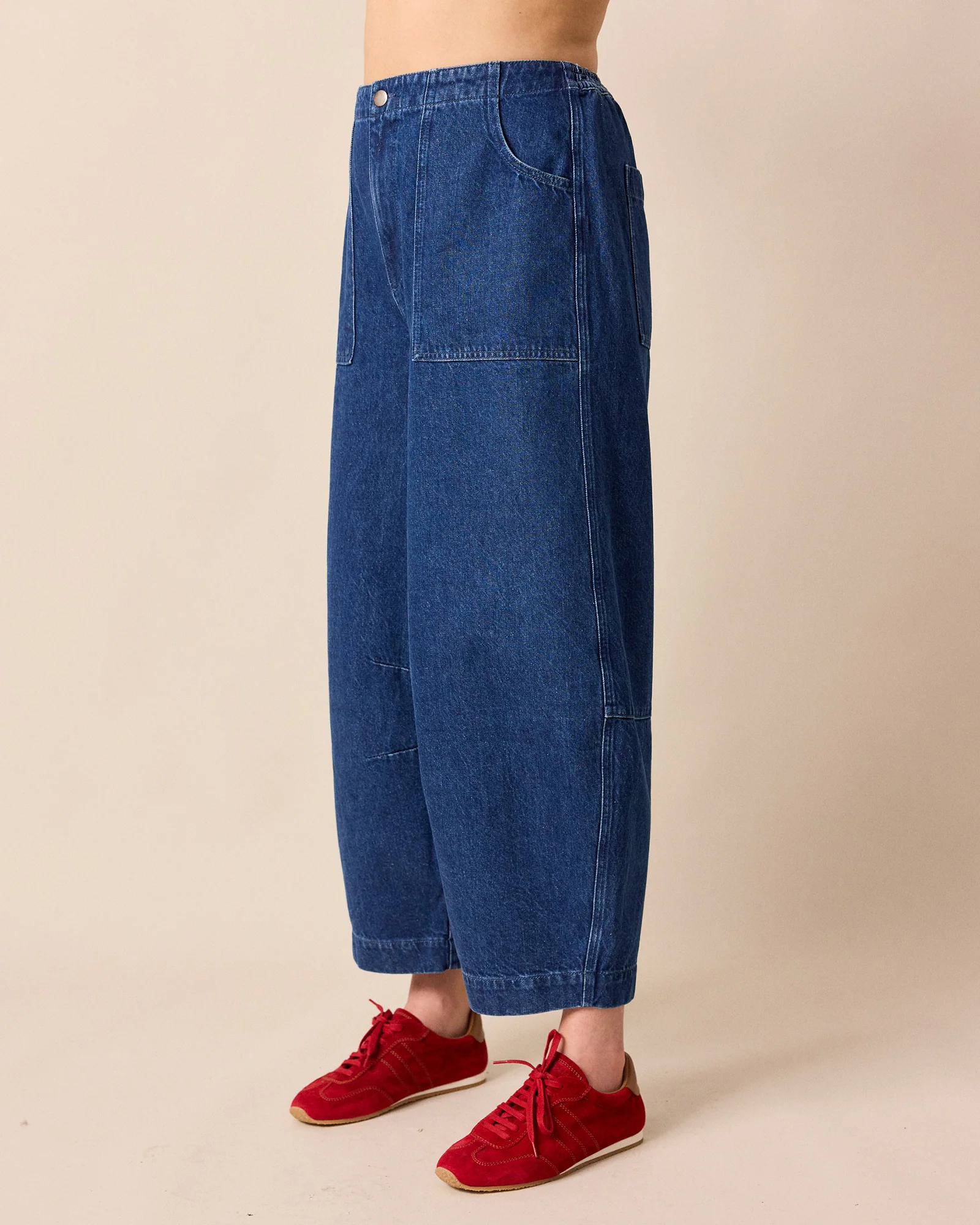 Dani Mid Blue Denim Jeans - Image 4